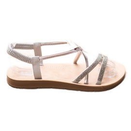 Sea Elves Szandál ezüst díszekkel szürke