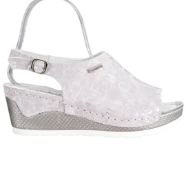 Filippo Bőrrel bevont szandál szürke Filippo Bőrrel bevont szandál szürke