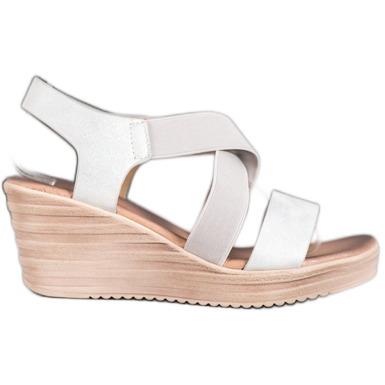 Sea Elves Alkalmi csúszás szandálban bézs ezüst