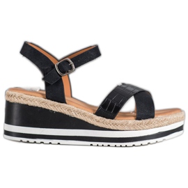 Weide Fekete ékek Eco Bőrrel