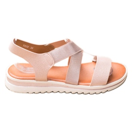 Weide Szandálok A Platformon bézs aranysárga