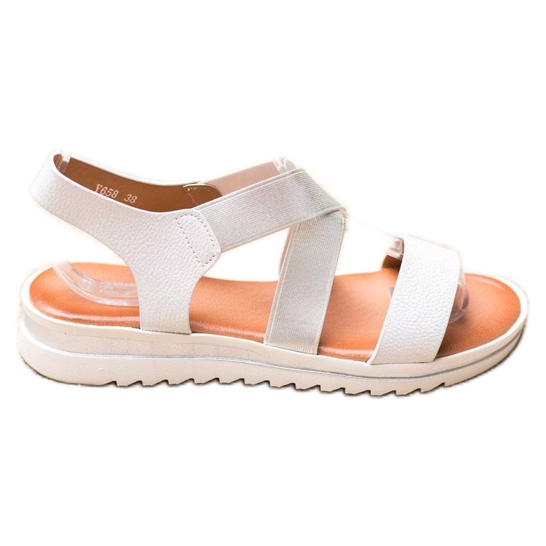 Weide Szandálok A Platformon fehér szürke