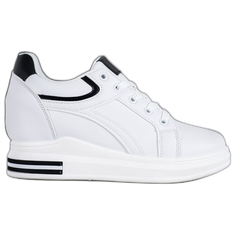 SHELOVET Fehér ék cipők