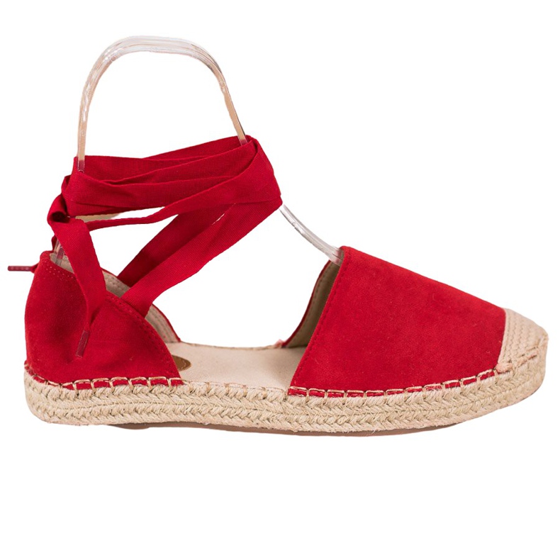 Seastar Kötött vörös espadrillák piros
