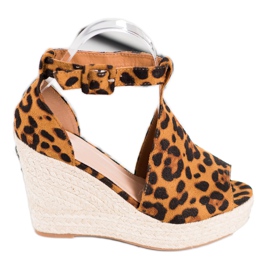 Queen Vivi Felépített velúr ékek barna Queen Vivi Felépített velúr ékek barna