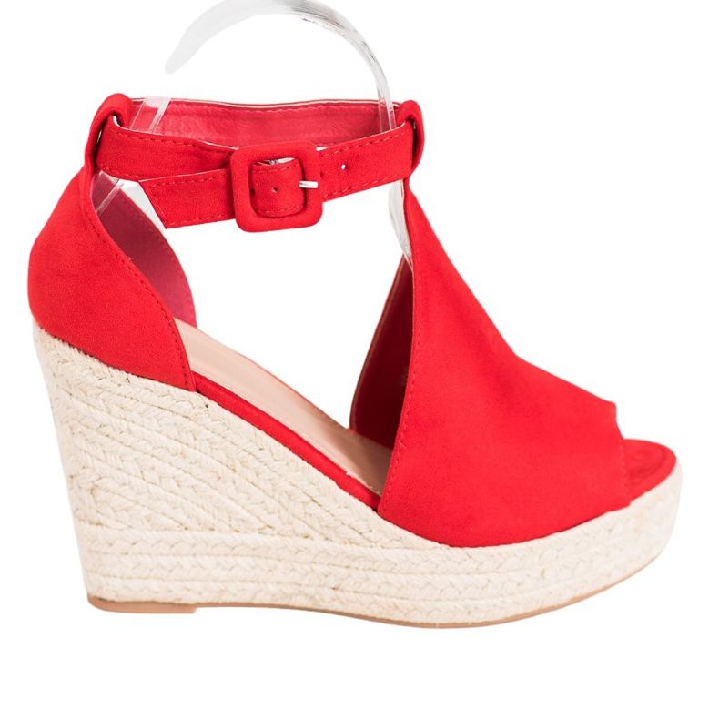 Queen Vivi Felépített velúr ékek piros