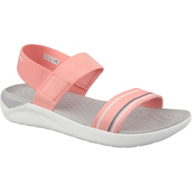 Crocs LiteRide Sandal W 205106-6KP narancssárga szandál rózsaszín
