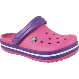 Crocs Crocband Clog Jr 204537-600 ibolya rózsaszín Crocs Crocband Clog Jr 204537-600 ibolya rózsaszín