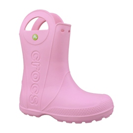 Crocs Handle It Rain Boot Kids Jr 12803-6I2 rózsaszín