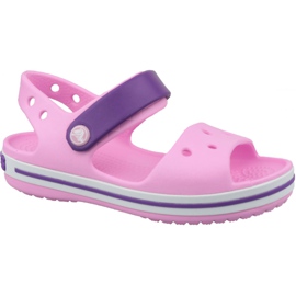 Crocs Crocband Sandal Kids 12856-6AI fekete rózsaszín