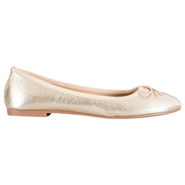 Seastar Öko bőr balerinák aranysárga Seastar Öko bőr balerinák aranysárga
