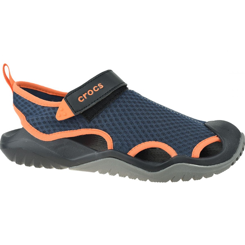 Crocs M Swiftwater Mesh Deck szandál M 205289-4V9 sötétkék
