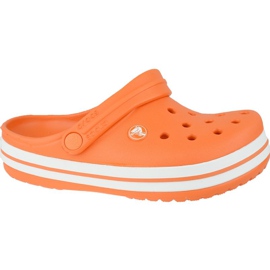 Crocs Crocband Clog K Jr 204537-810 narancssárga szürke