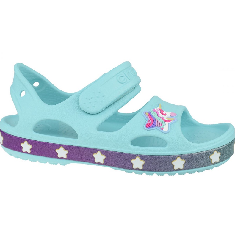 Crocs Fun Lab Unicorn Charm szandál K 206366-4O9 kék