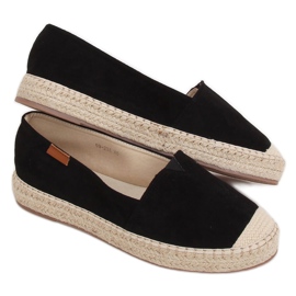 Klasszikus fekete espadrilles 99-23A Black