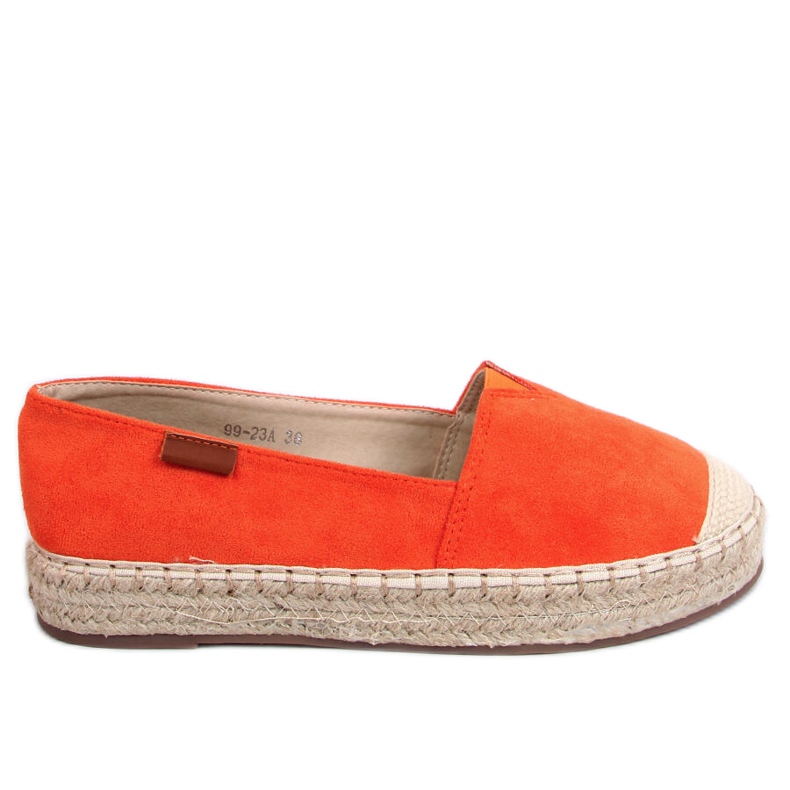 Klasszikus narancssárga espadrilles 99-23A Orange