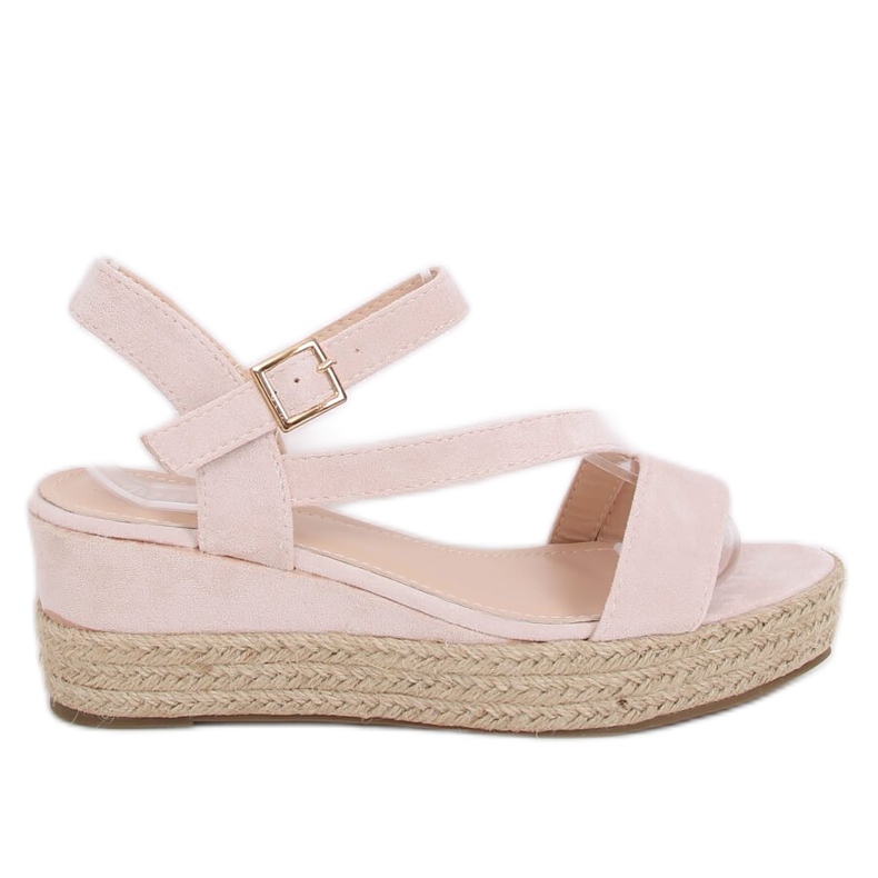 Bézs színű szandál espadrilles 680-38 Nude