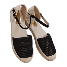 Fekete női espadrillák MB-64119 Fekete Fekete női espadrillák MB-64119 Fekete