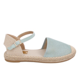 Menta női espadrilles MB-64119 Green zöld