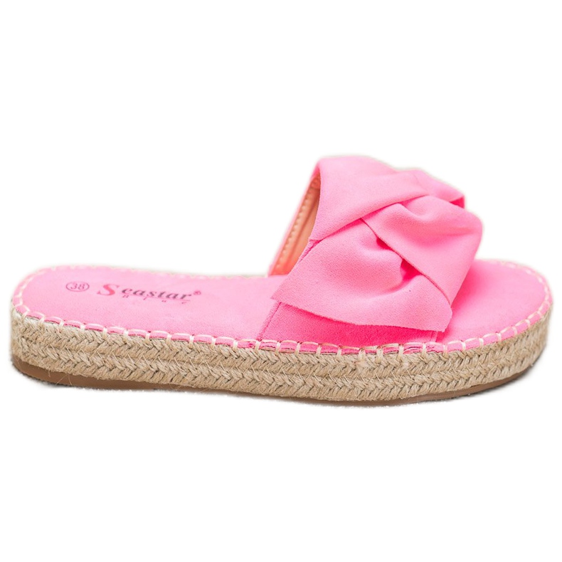 Seastar Velúr Espadrilles rózsaszín