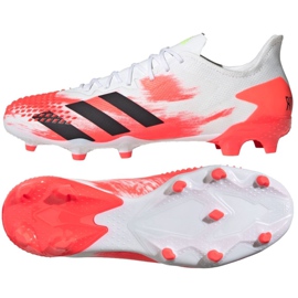Adidas Predator 20.2 Fg M EG0904 futballcipő piros fehér