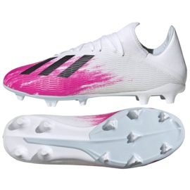 Adidas X 19.3 Fg M EG7132 futballcipő piros fehér