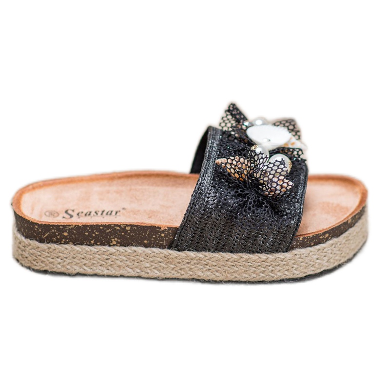 Seastar Stílusos papucs hálóval fekete