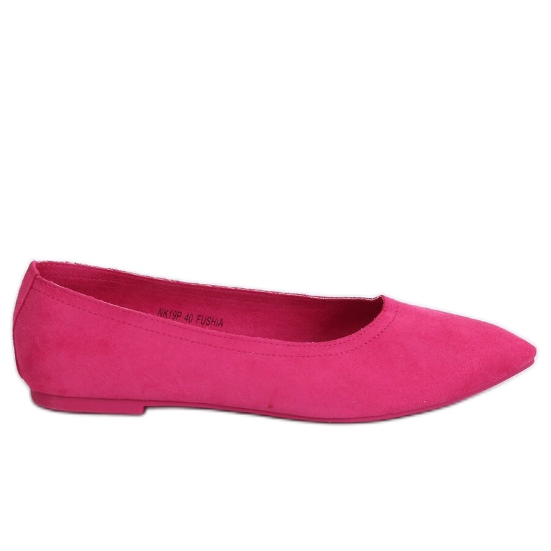 Női fukszia balerinák NK19P Fushia rózsaszín Női fukszia balerinák NK19P Fushia rózsaszín
