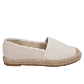 Bézs bézs espadrilles nőknek BB29