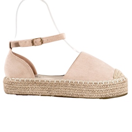 Seastar Bézs espadrillák a platformon Seastar Bézs espadrillák a platformon