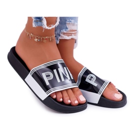 Vrita fekete női papucs