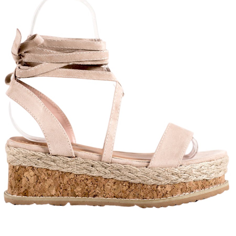 Seastar Kötve velúr szandál barna