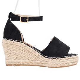 Seastar Szandál A Szalma Ék fekete