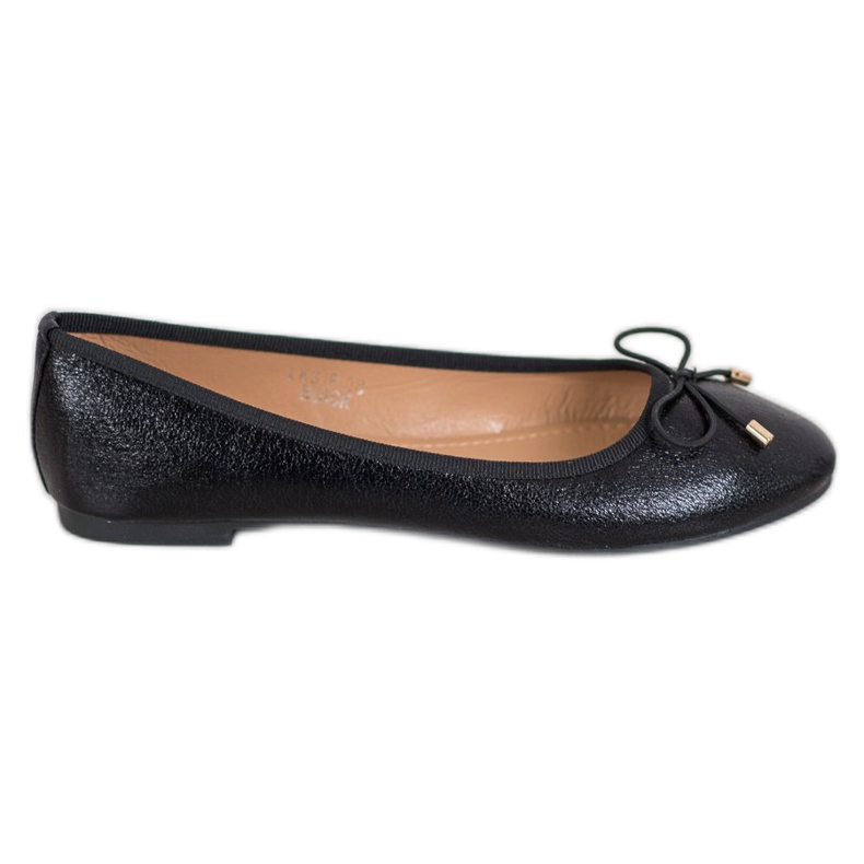 Seastar Öko bőr balerinák fekete