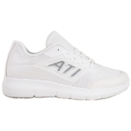 SHELOVET Kényelmes hálócipő fehér szürke