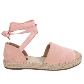 Rózsaszín női espadrilles LL-230P Pink Rózsaszín női espadrilles LL-230P Pink