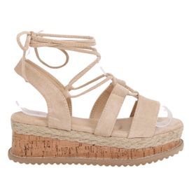 Bézs espadrilles szandál JH116 Bézs Bézs espadrilles szandál JH116 Bézs