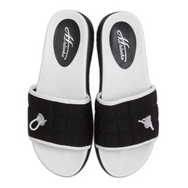 Fekete női fekete papucs G-338 Black