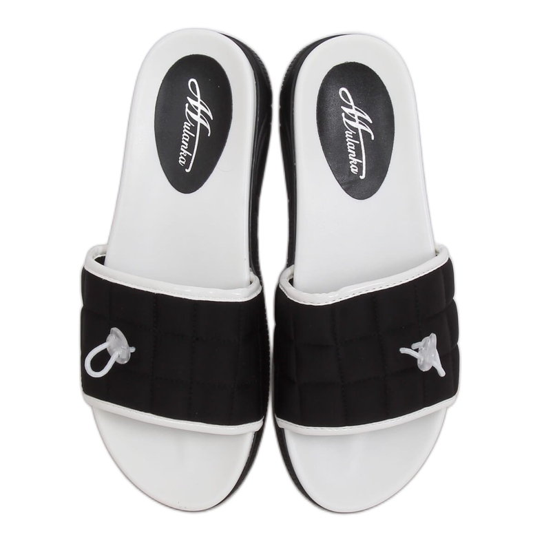 Fekete női fekete papucs G-338 Black