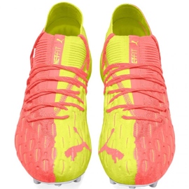 Puma Future 5.1 Netfit M Osg Fg Ag 105931 01 futballcipő piros narancs és vörös