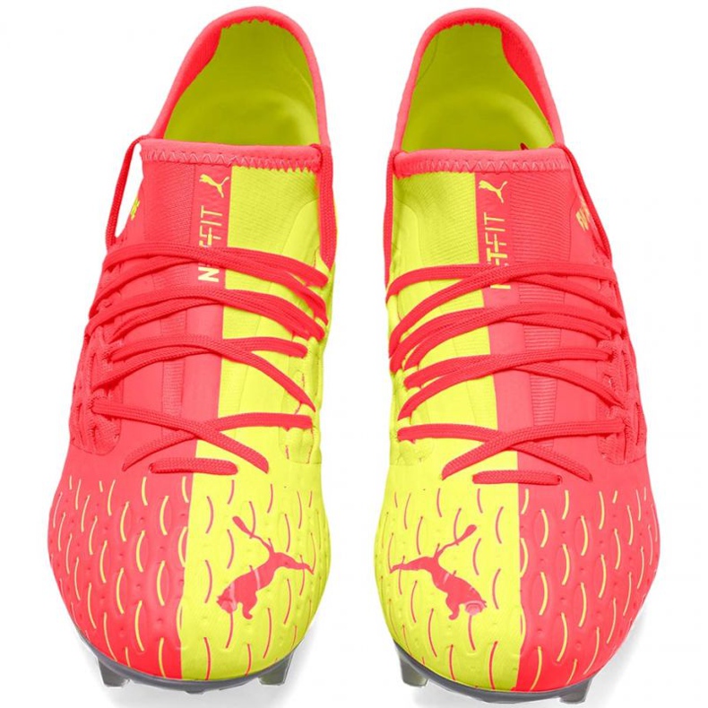 Puma Future M 5.3 Netfit Osg Fg Ag 105936 01 futballcipő piros narancssárga