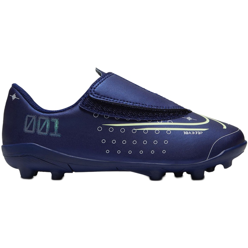 Nike Mercurial Vapor 13 Club Mds Mg PS (V) Jr CJ1149 401 futballcipő sötétkék