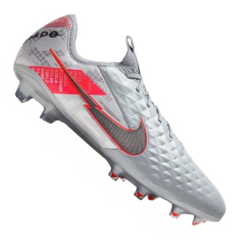 Nike Legend 8 Elite Fg M CW0518-906 futballcipő szürke ezüst