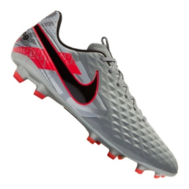 Nike Legend 8 Academy Mg M AT5292-906 futballcipő szürke ezüst