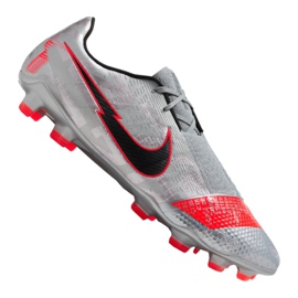 Nike Phantom Vnm Elite Fg M AO7540-906 futballcipő szürke ezüst