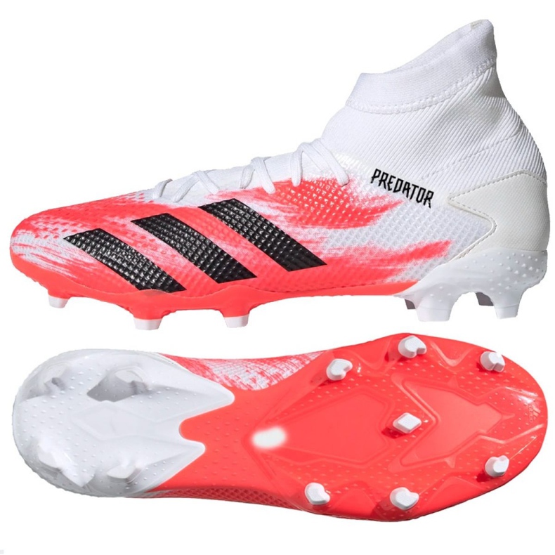 Adidas Predator 20.3 Fg M EG0910 futballcipő sokszínű fehér