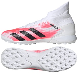 Adidas Predator 20.3 Tf M EG0913 futballcipő sokszínű fehér Adidas Predator 20.3 Tf M EG0913 futballcipő sokszínű fehér