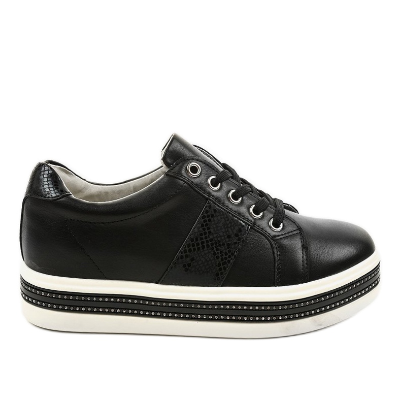 Fekete sportcipő cipők HQ996