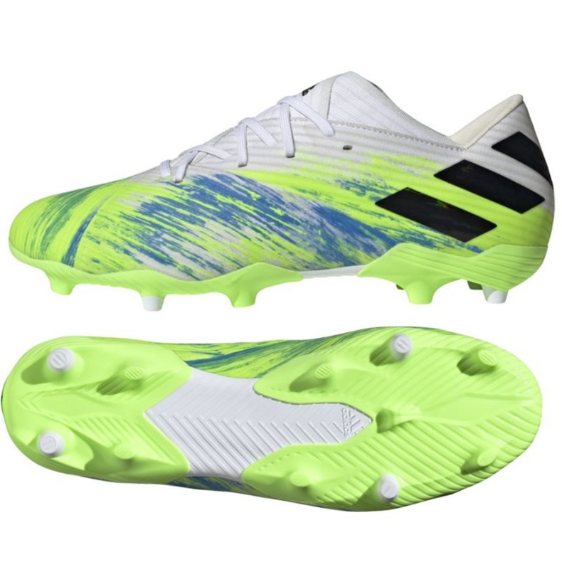 Adidas Nemeziz 19.2 Fg M EG7220 futballcipő sokszínű zöld