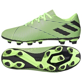 Adidas Nemziz 19.4 FxG M FV3996 futballcipő sokszínű zöld Adidas Nemziz 19.4 FxG M FV3996 futballcipő sokszínű zöld